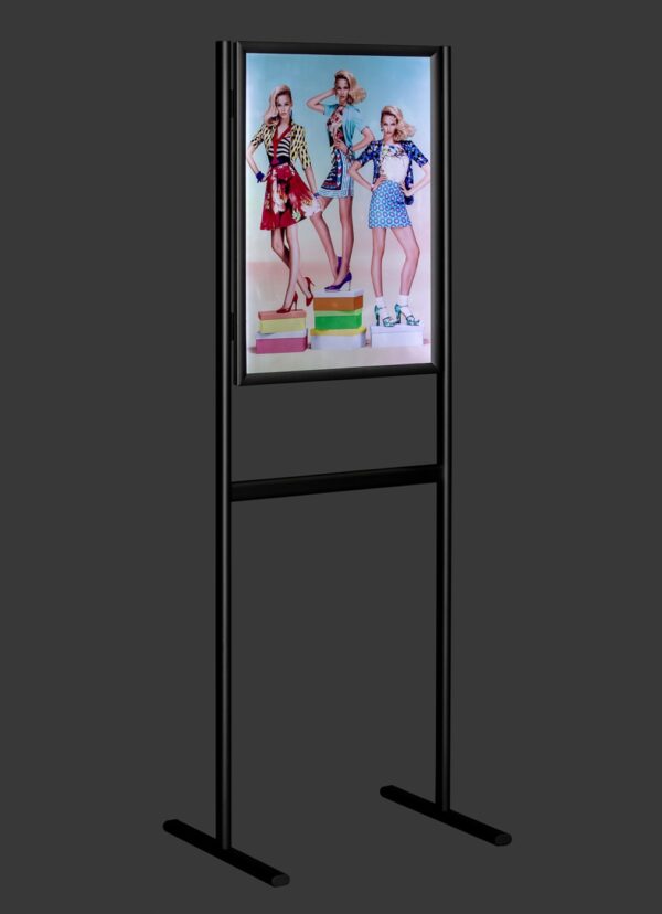 LED IŞIKLI AYAKLI POSTER PANO