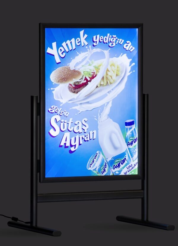 LED IŞIKLI YER TİPİ PANO
